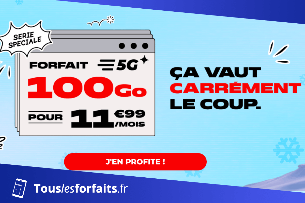 Forfait mobile 100 Go