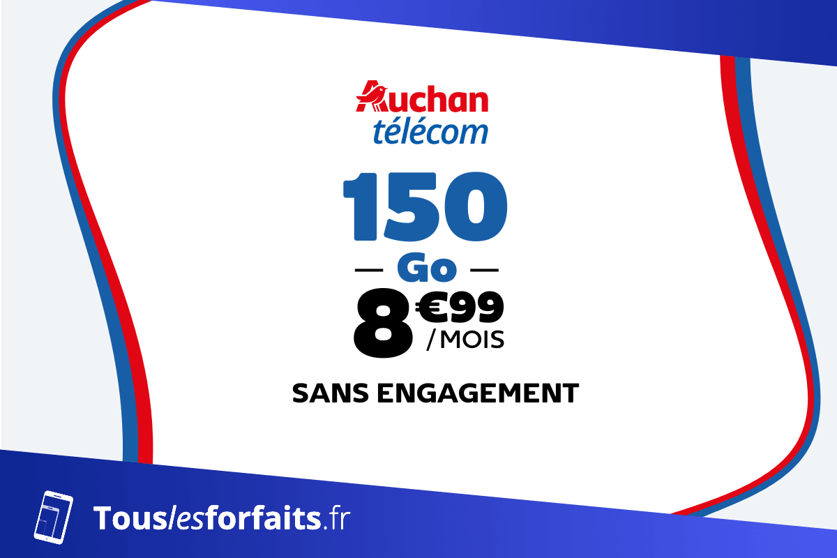 Forfait pas cher Auchan télécom