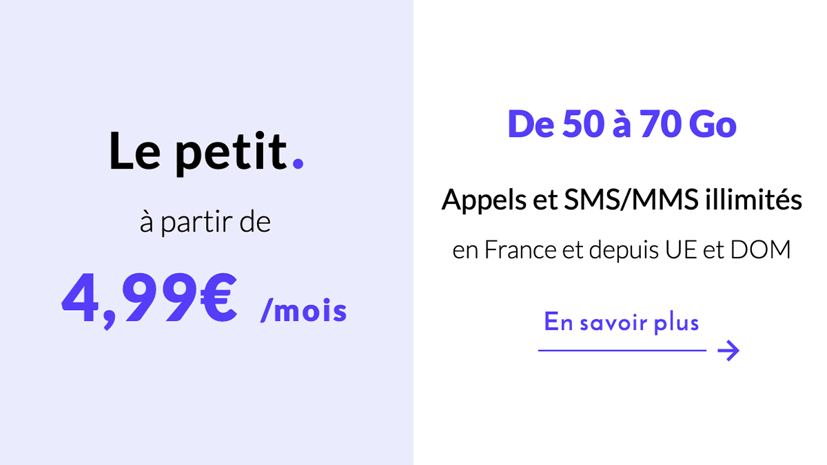 Forfait pas cher Prixtel Le petit Prixtel