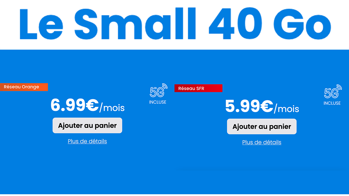 Sans engagement Le Small YouPrice