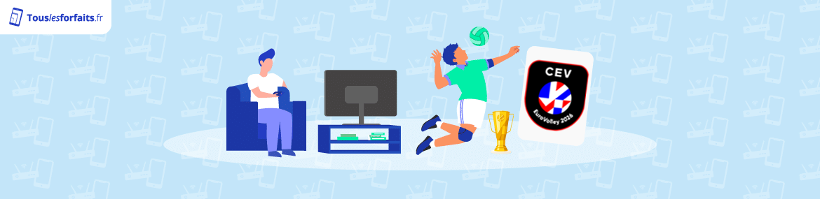 Regarder l'Euro de volley à la TV