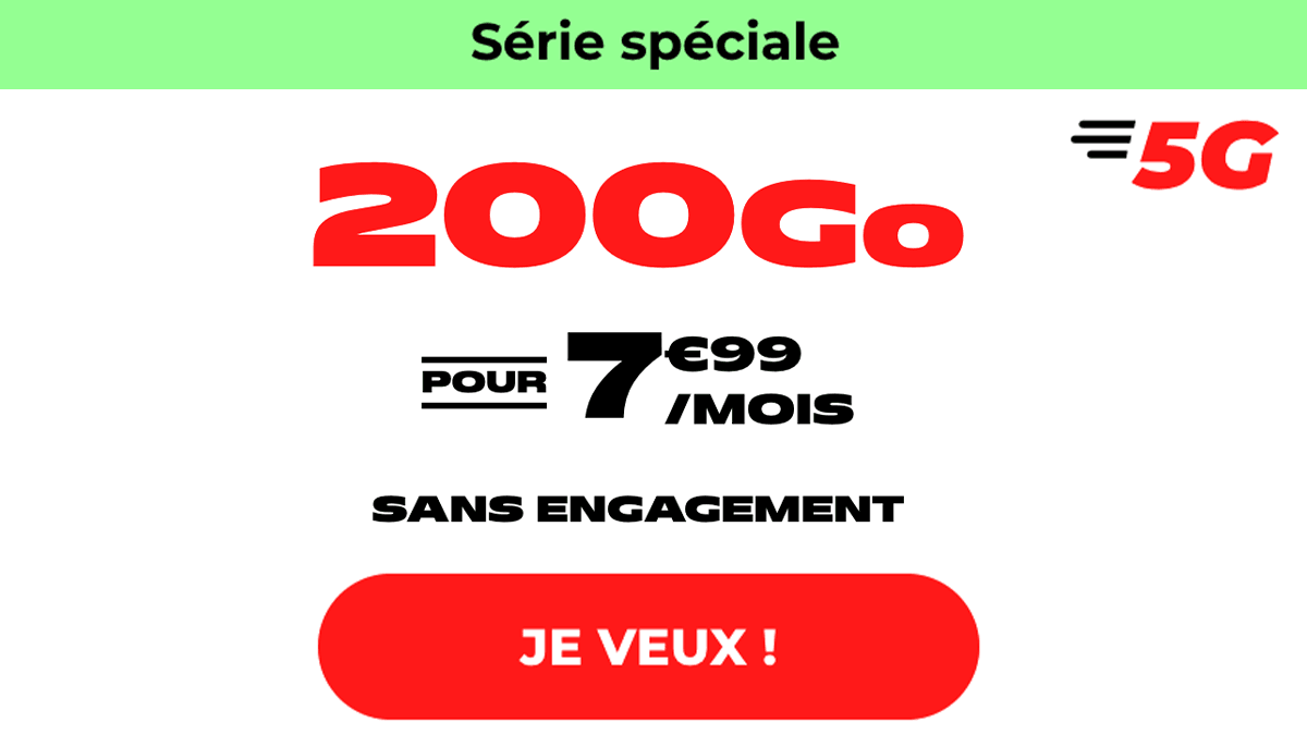 Réseau 5G NRJ forfait mobile pas cher