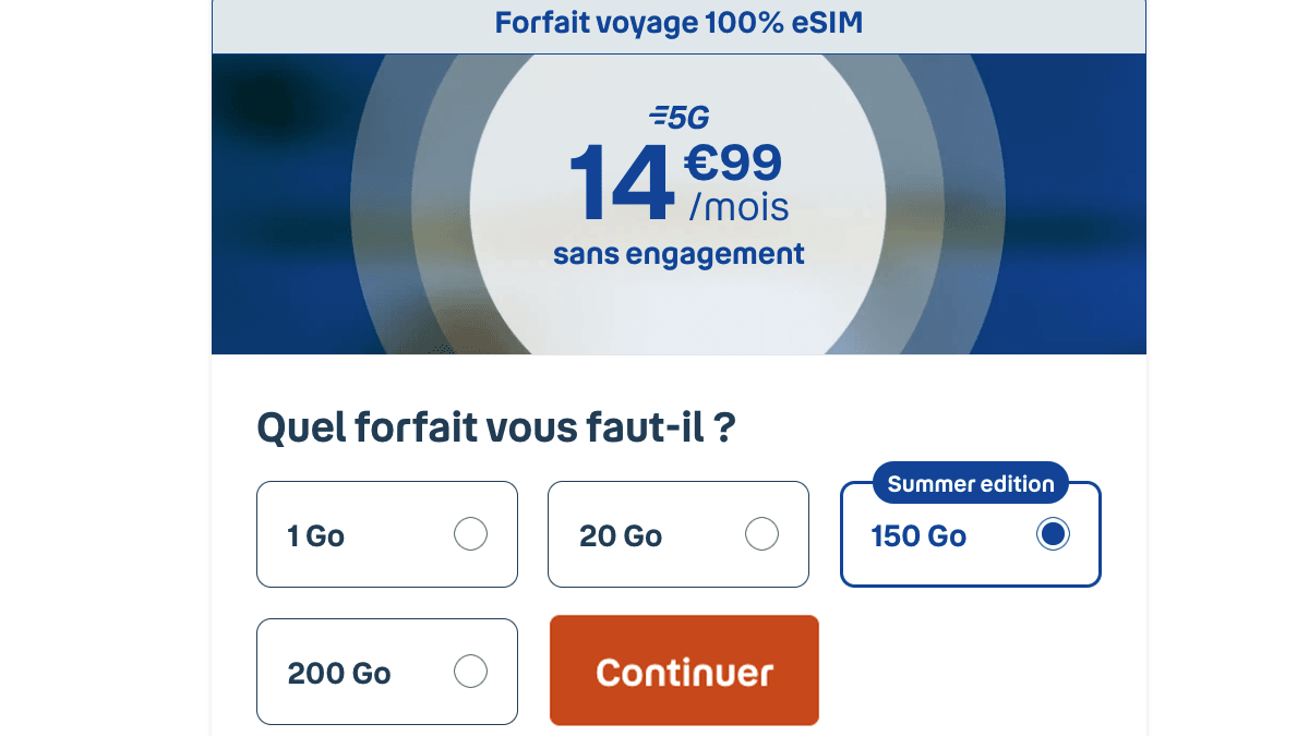 Forfait mobile international BYOU Forfait pas cher