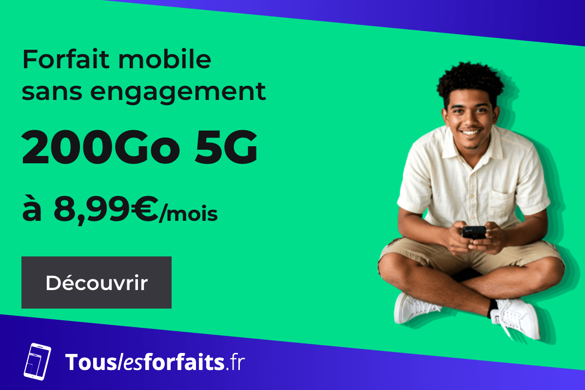 RED by SFR forfait mobile 200 Go