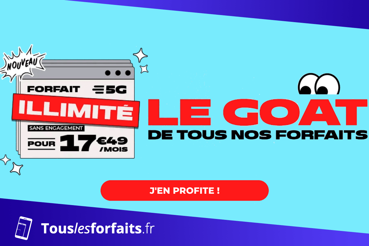 NRJ Mobile forfait 5G illimitee