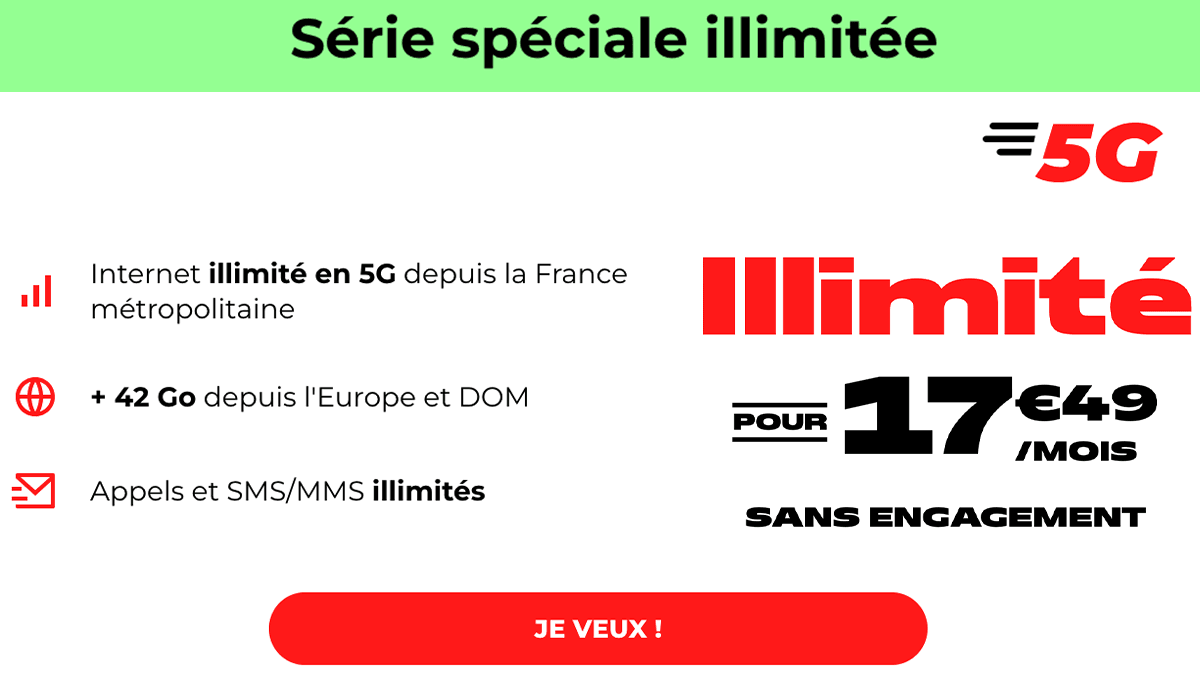 Réseau 5G Bouygues Forfait mobile 5G NRJ