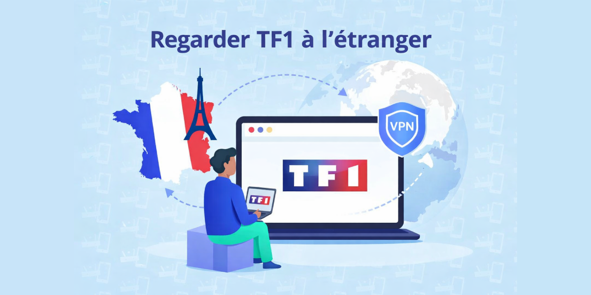Chaîne TF1 depuis l'étranger