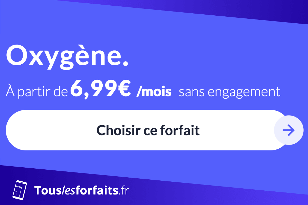 Prixtel forfait oxygene