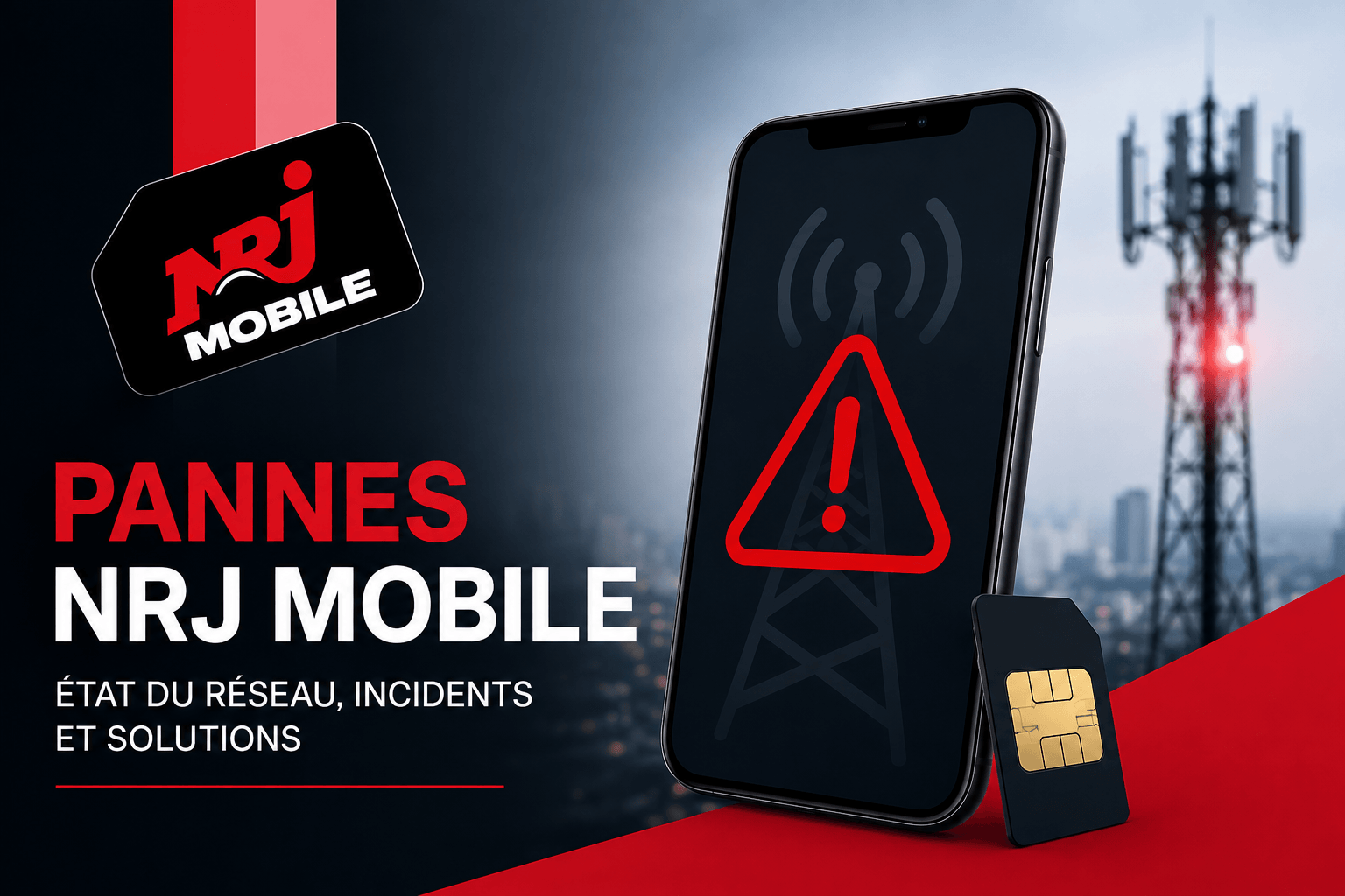 Pannes NRJ Mobile Les pannes en cours chez NRJ Mobile