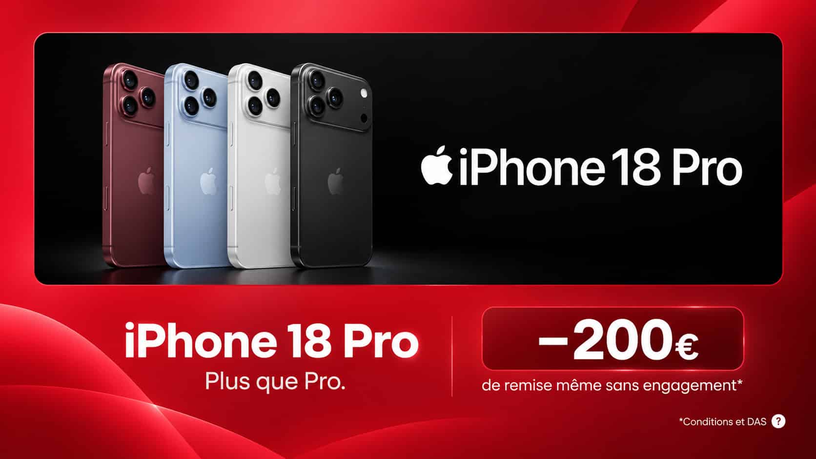 SFR RED by SFR iPhone 18 Pro